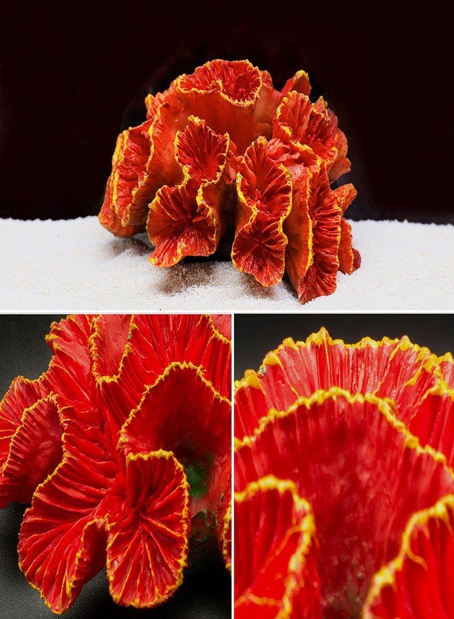 Besimple Aquarium Coral Ornaments Decor Fish Tank Plants Decoration for Aquarium Landscape,Red - Image 5